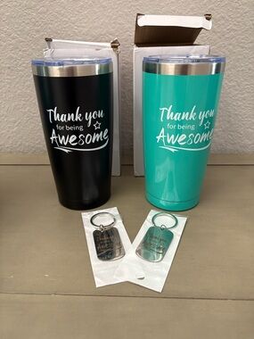 Thank You for Being Awesome Travel Tumbler Set